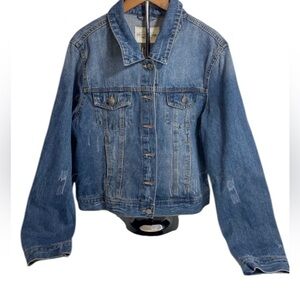 Distressed Jean Jacket